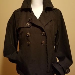 Banana Republic woman,sz.S, blk. Cropped Trench coat